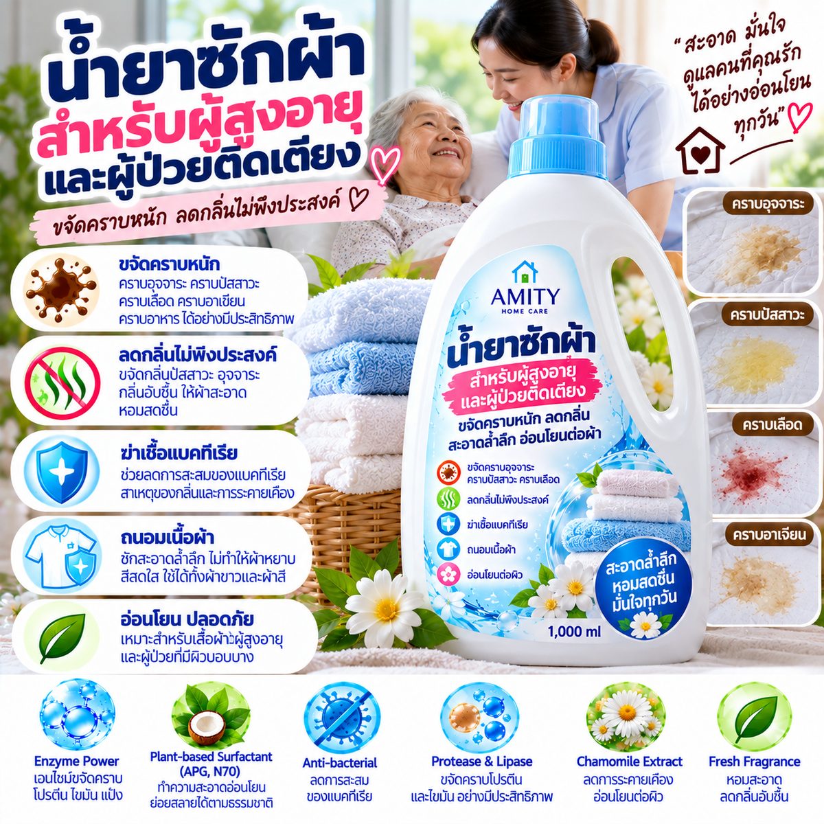 Laundry Detergent for Elderly Care